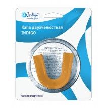 Капа 2 челюстная INDIGO термо в контейнере MD-01-TP Оранжевый